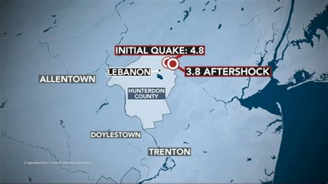 NJ earthquake aftershock: Earthquake in New Jersey felt in .